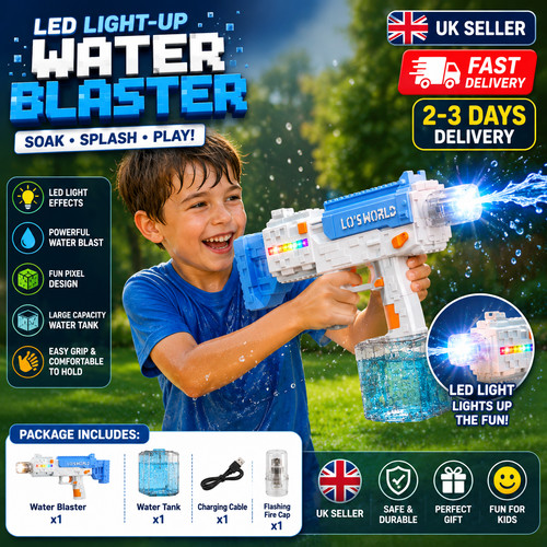 Led electric water gun for - gun,
