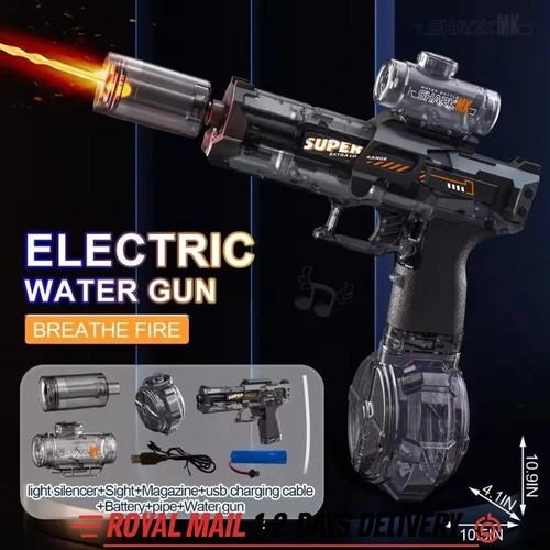 Electric water gun - water,