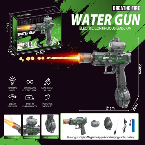Led electric water - water, gun