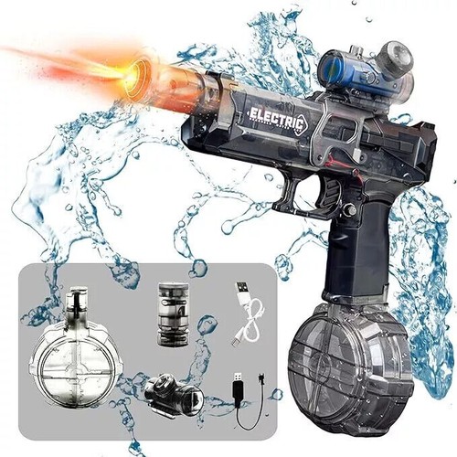 Electric water gun led - water,